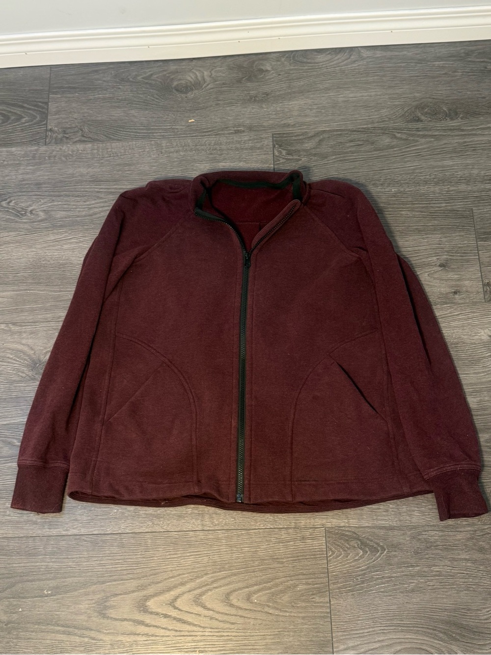Lululemon Burgundy Full Zip Jacket Size 4
